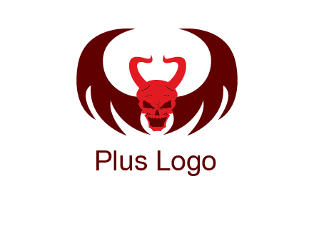 devil with wings and horn