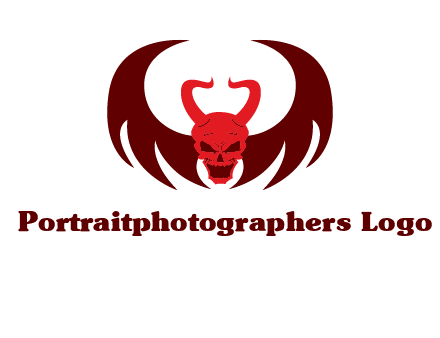 devil with wings and horn