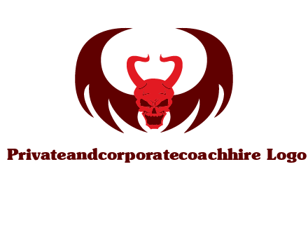 devil with wings and horn