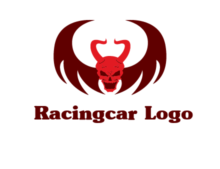 devil with wings and horn