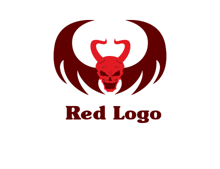 devil with wings and horn
