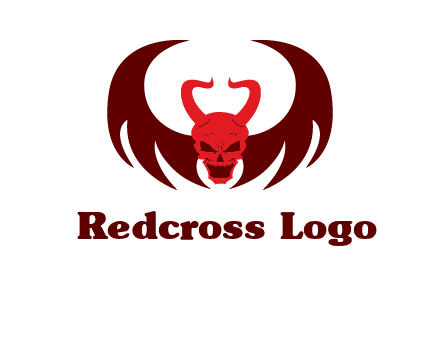 devil with wings and horn