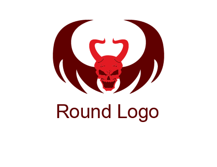 devil with wings and horn