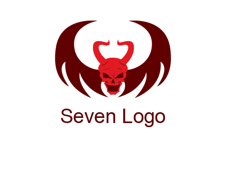 devil with wings and horn