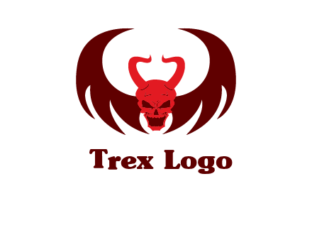 devil with wings and horn