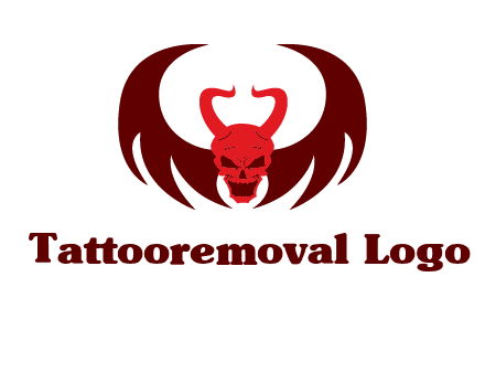 devil with wings and horn