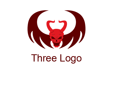 devil with wings and horn