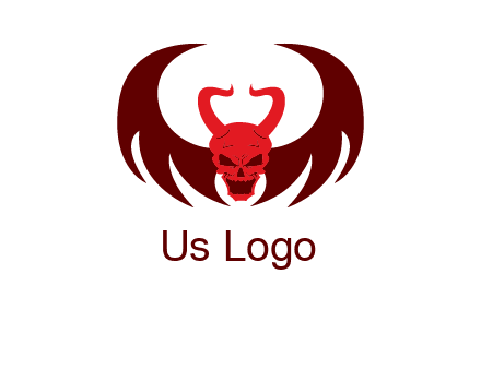 devil with wings and horn