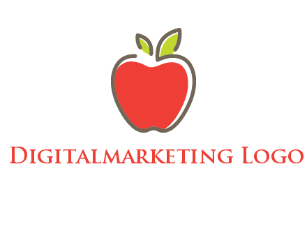 red apple logo