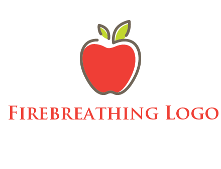red apple logo