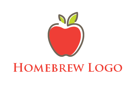 red apple logo