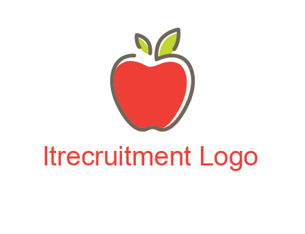 red apple logo