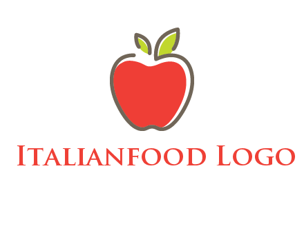 red apple logo