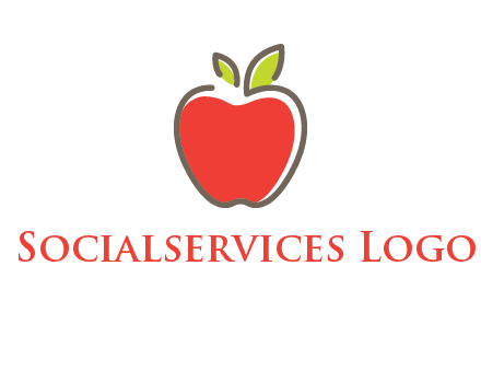 red apple logo