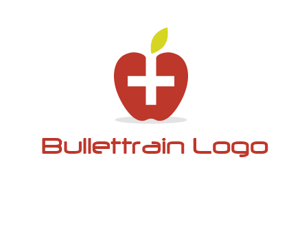 apple with health care cross logo