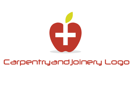 apple with health care cross logo