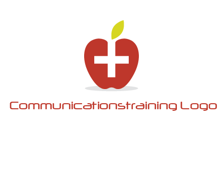 apple with health care cross logo