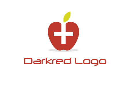 apple with health care cross logo