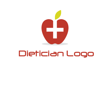 apple with health care cross logo