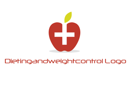 apple with health care cross logo