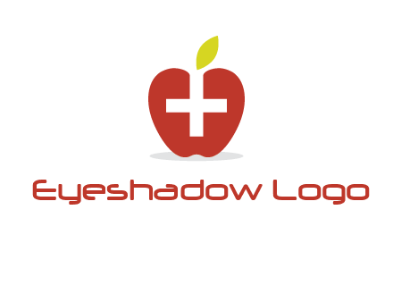 apple with health care cross logo