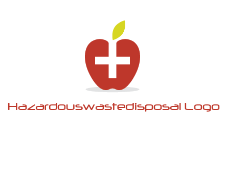 apple with health care cross logo