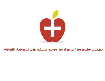 apple with health care cross logo