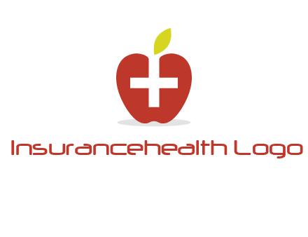 apple with health care cross logo