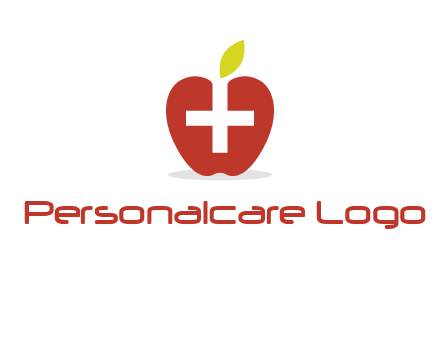 apple with health care cross logo