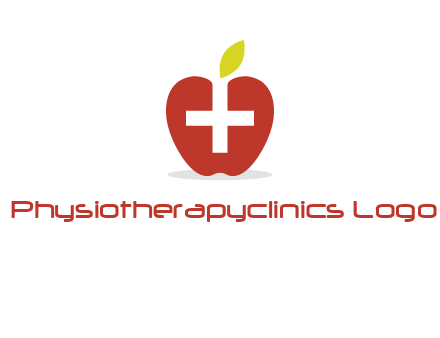 apple with health care cross logo