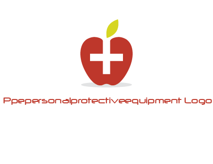 apple with health care cross logo