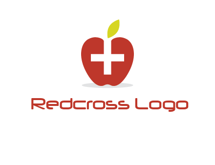 apple with health care cross logo