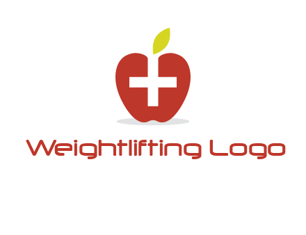 apple with health care cross logo