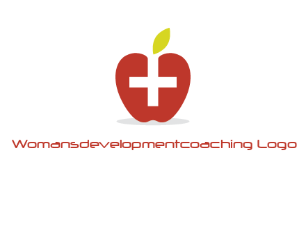 apple with health care cross logo