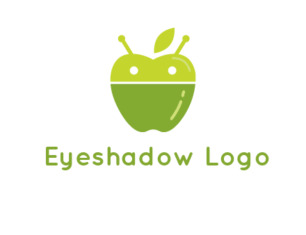 android mix with apple logo