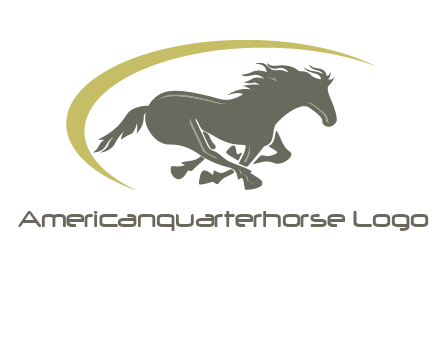 running horse logo