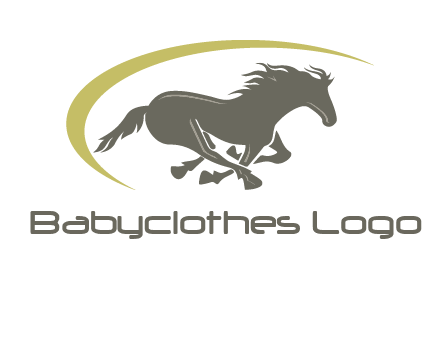 running horse logo