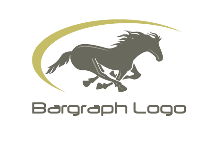 running horse logo