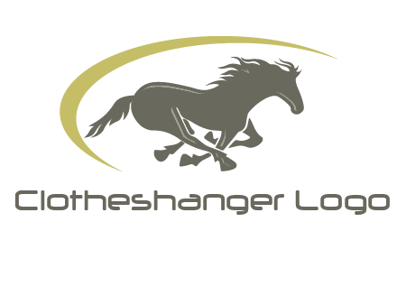 running horse logo