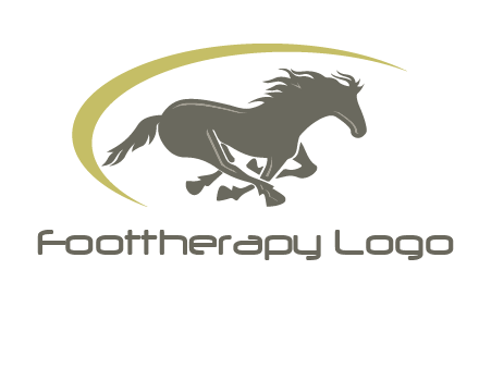 running horse logo