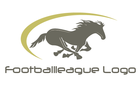 running horse logo
