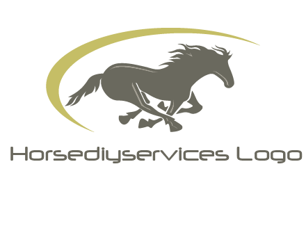 running horse logo