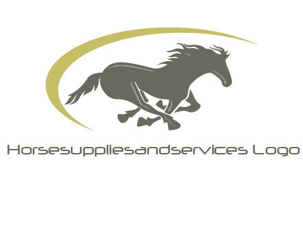 running horse logo