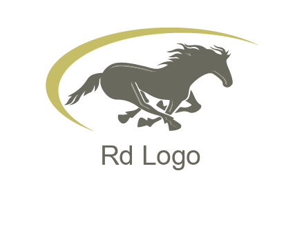 running horse logo