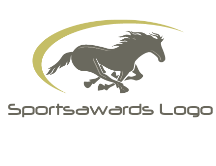 running horse logo