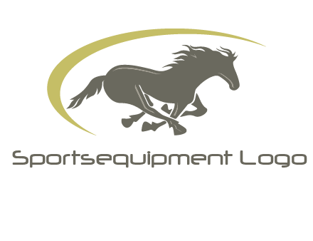 running horse logo