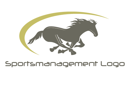 running horse logo