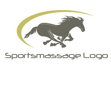 running horse logo