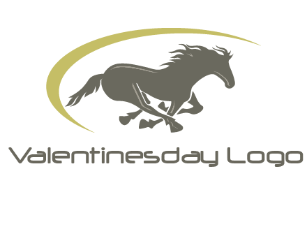 running horse logo