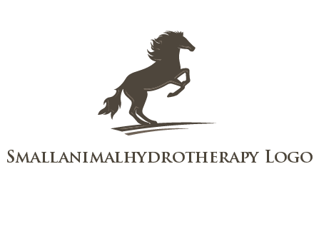 silhouette of a horse logo